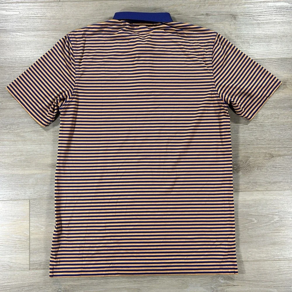 The Masters Collection Boys XL (12-14) Orange Strip Golf Polo Augusta National